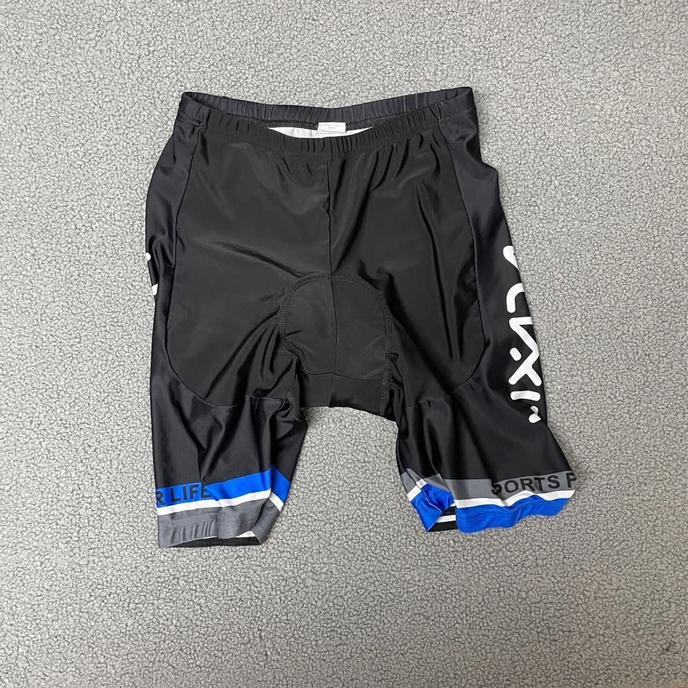 Lixada Men Cycle Padded Shorts EU Large black